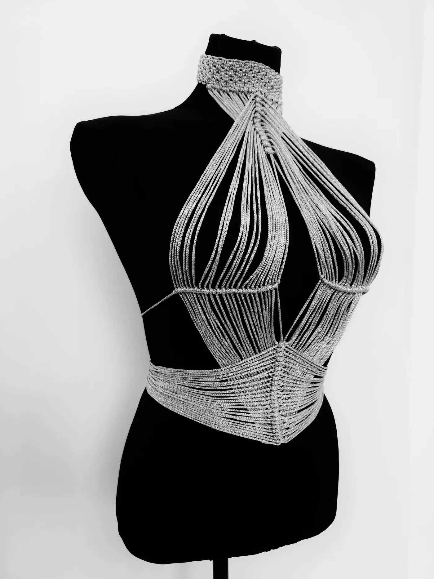 Ibiza Handmade Bustier Corset Crop Top – Women’s Evening & Party Top